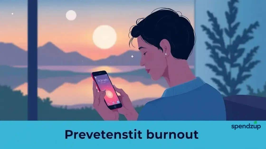 The role of technology in preventing burnout